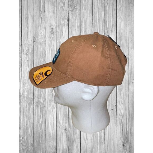 Carhartt Force Texas Patch Hat Cap Strapback Adjustable NWT Tan Khaki - Picture 4 of 5